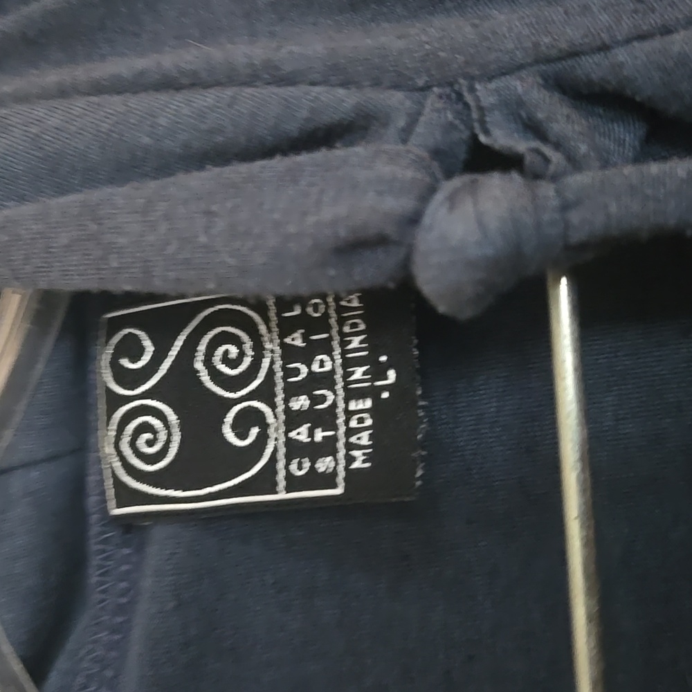 Gray Ruffled Open Cardigan - Picture 2 of 5